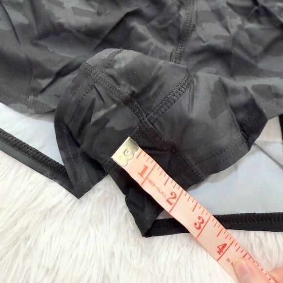 Women Vuori Clementine Performance Short Mid Rise Black Watercolor Camo Large - Picture 6 of 12